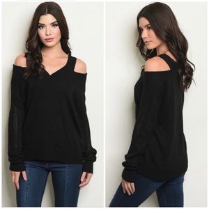 ❄️LAST3️⃣//BLACK ANGORA BLEND SWEATER